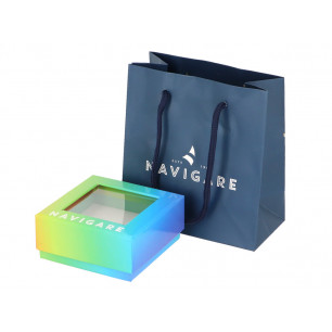 Bracciale Navigare uomo con sfere sfaccettate mod D