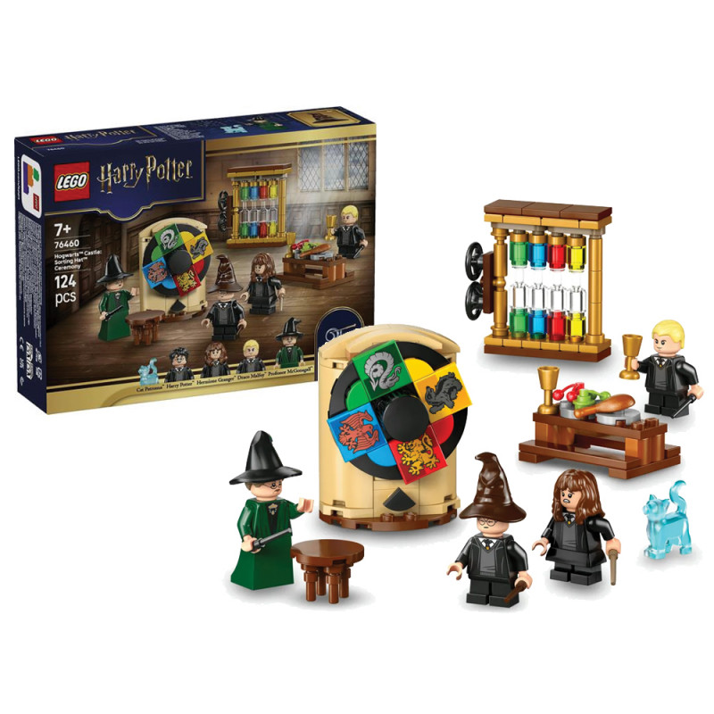 Lego Harry Potter 76460 Castello di Hogwarts: cerimonia del cappello parlante