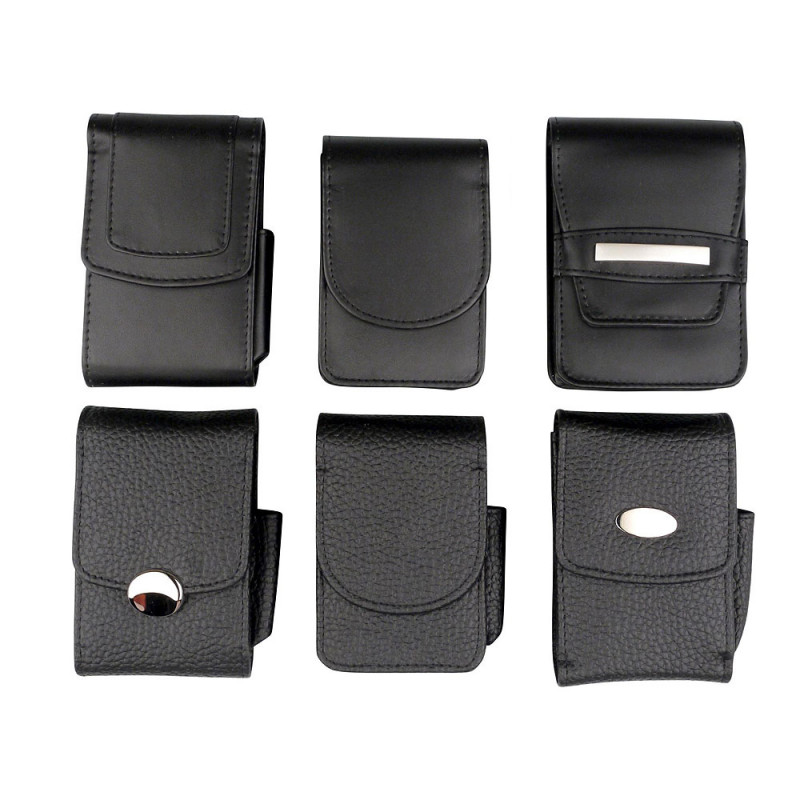 Portapacchetto in similpelle nero