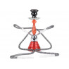 Narghilé 2 tubo Sisha Doha colore rosso 30 cm
