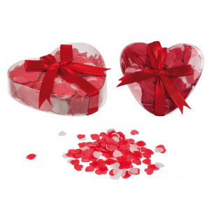 OMAGGIO 3 Coriandoli da bagno o da camera Big Hearts 20 gr. in scatola cuore