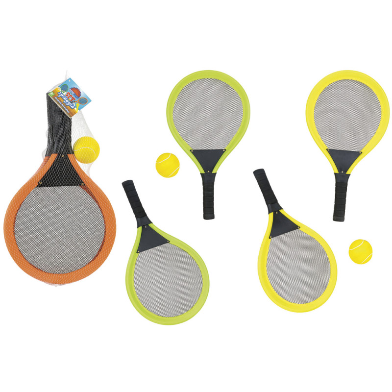 Set 2 racchette beach tennis con palla morbida