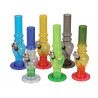 Bong in plastica colorata altezza 15.5 cm