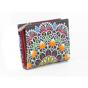 Portafoglio Paint donna compatto colori assortiti 