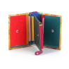 Portafoglio Paint donna compatto colori assortiti 