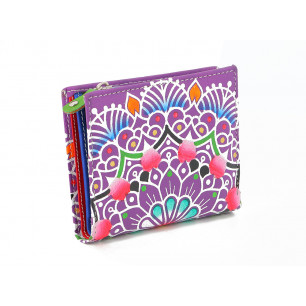 Portafoglio Paint donna compatto colori assortiti 