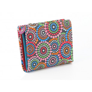 Portafoglio Paint donna compatto colori assortiti 