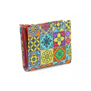 Portafoglio Paint donna compatto colori assortiti 