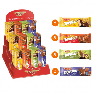 Espositore barrette Novi Più  28/35 gr da 20 barrette