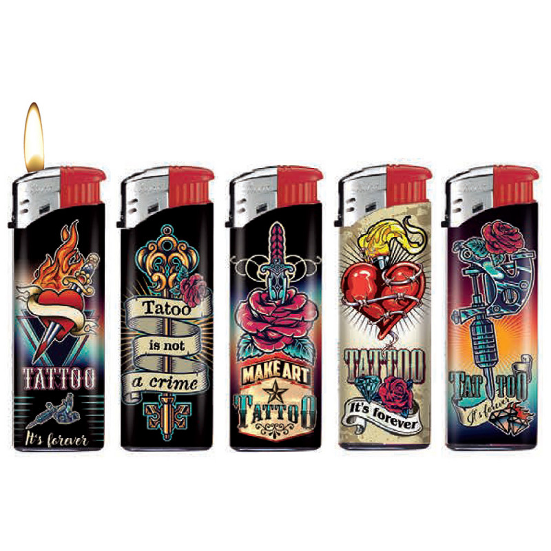 Accendino piezo Tatoo