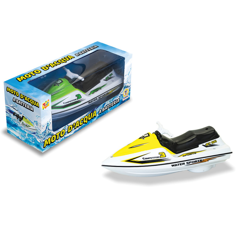 Moto ad acqua giocattolo a batterie 2 ass.ti
