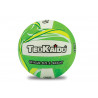 Palla volley TeoKaido verde in ecopelle cucito 280 gr size 5 SGONFIO