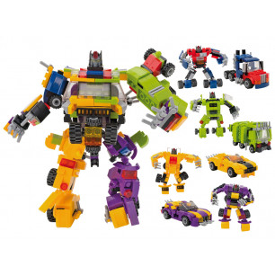 Costruzioni Cubix Traxfigure 2in1 110-112 pz 4 ass.ti