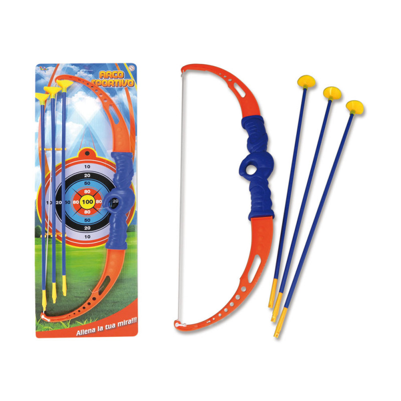 Set arco con 3 frecce cm. 60