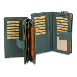 Portafoglio in pelle donna Laura Biagiotti grande a soffietto