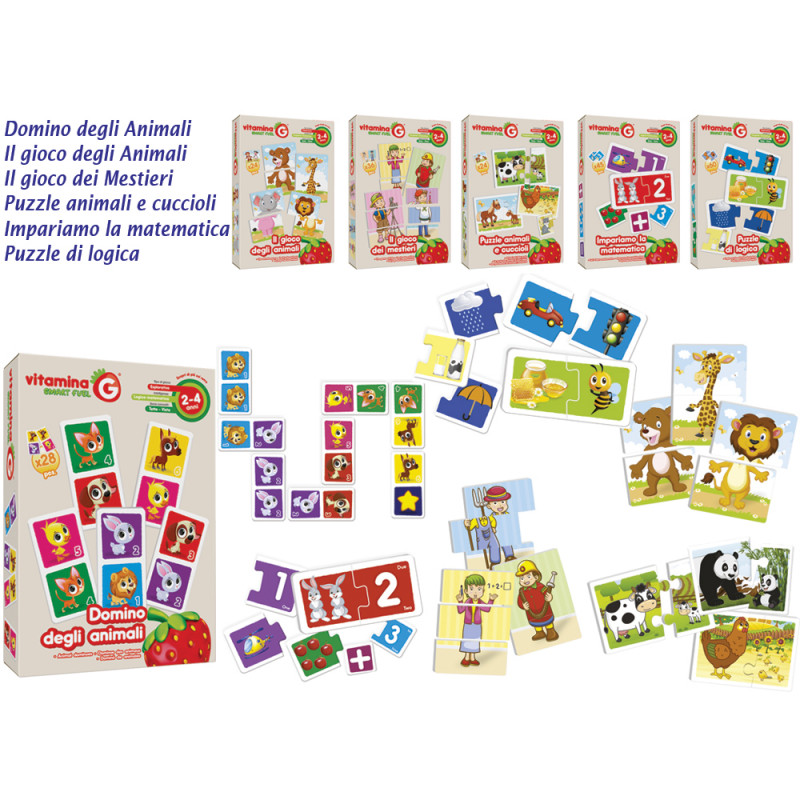Giochi educativi Vitamina G 2-4 anni assortiti
