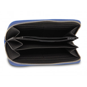 Portafoglio DNUP Donna in pelle colore bluette