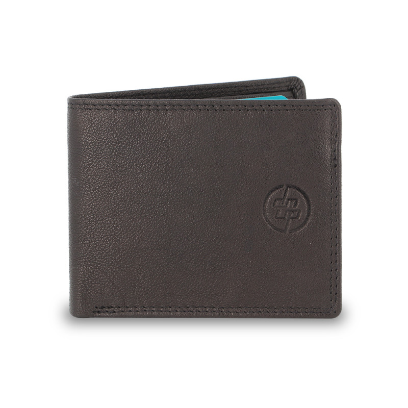 Portafoglio compatto DNUP modello Tell classico colore nero a pz