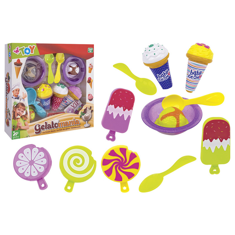 Set gelati e dolcetti giocattolo