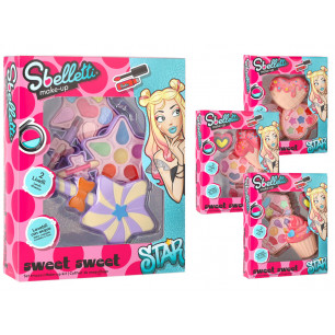 Trousse trucchi giocattolo a 2 livelli in 4 ass.ti