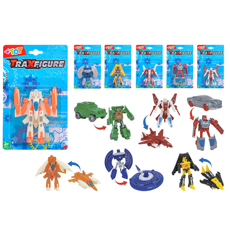 Robot trasformabile in mezzi 6 ass.ti