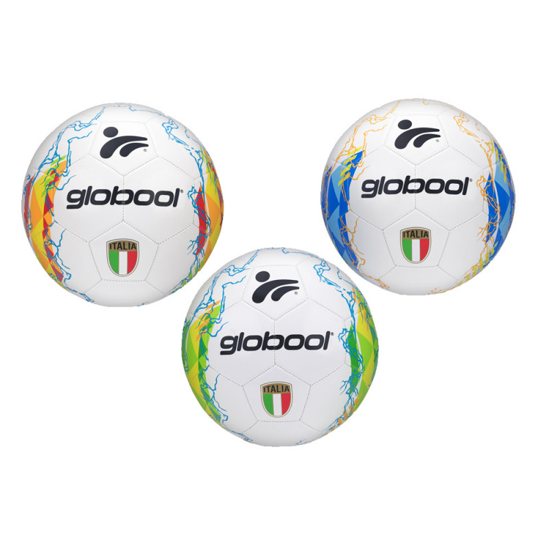 Pallone da calcio Globool Italy 260 gr misura 5 cucito SGONFIO