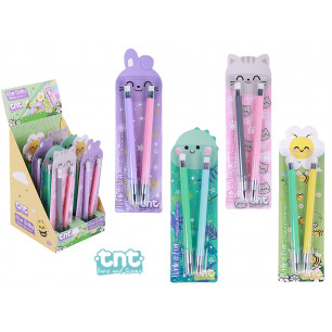 Blister con 2 matite perenni 4ever Writing display 8 pz