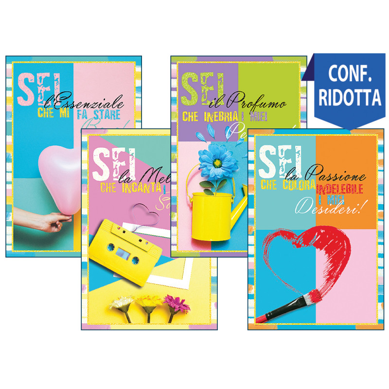 Biglietti con frasi amorose