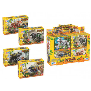 Set costruzioni Kids Target dinosauri legend display 8 pz ass.ti