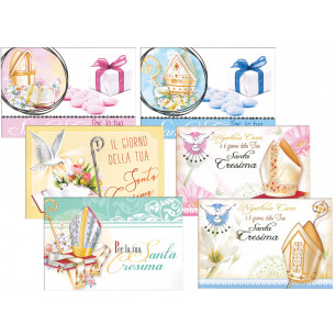 Biglietti Cresima portasoldi e pop-up