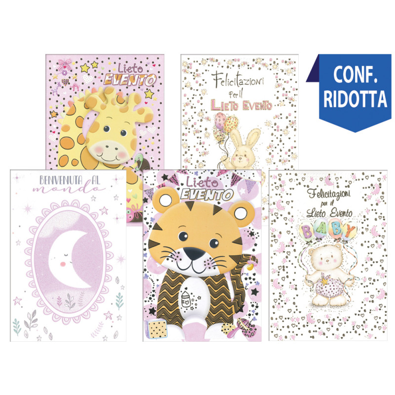 Biglietti Lieto Evento femminuccia