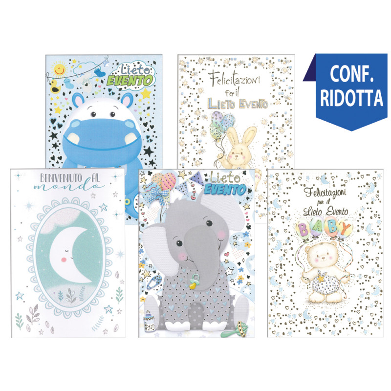 Biglietti Lieto Evento maschietto