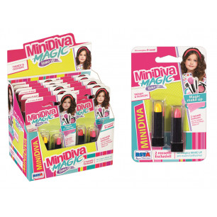 Blister Minidiva con 2 rossetti display 12 pz