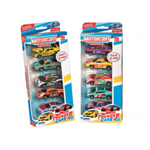 Set 5 auto die cast a retrocarica