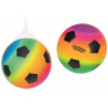 Palla da calcio multicolor in PVC 150 gr cm. 23 GONFIA