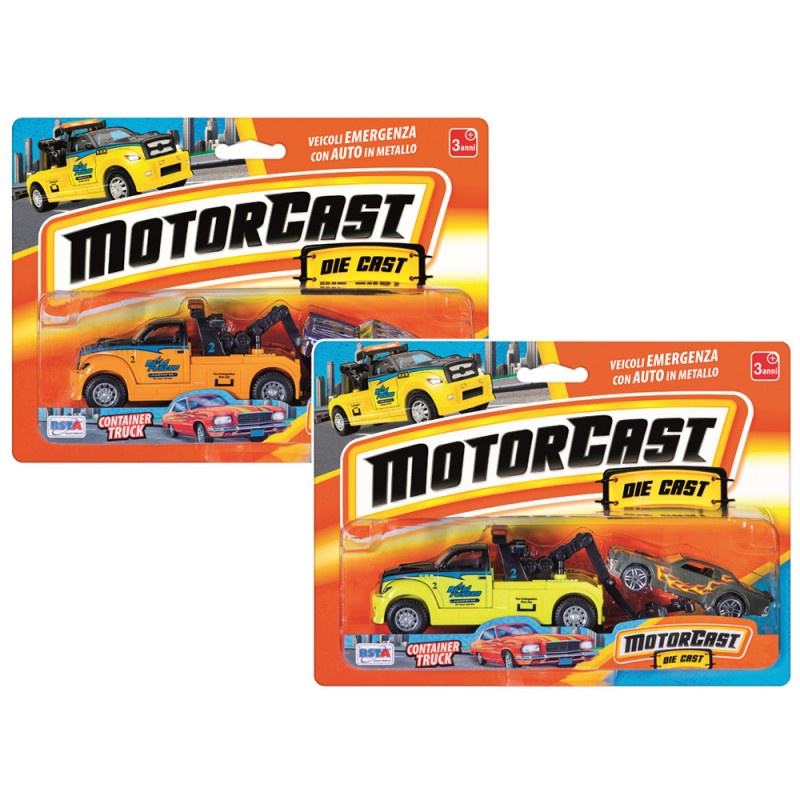 Blister camion soccorso con auto die cast