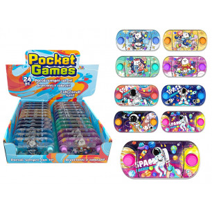 Pocket game orizzontale display 24 pz ass.ti