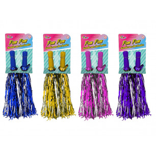 Pom Pom colorati in blister appendibile 4 colori