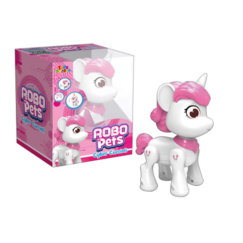 Robopet Unicorno a batterie con luci e suoni