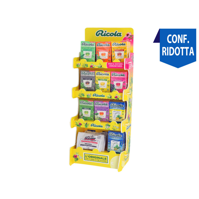 Espositore Ricola e Fisherman's da 48 pz assortito