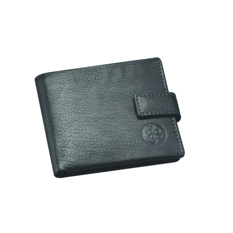 Portafoglio uomo DNUP modello Paulo colore grigio con chiusura a bottone