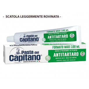 Dentifricio Capitano antitartaro 100 ml SCATOLA DANNEGGIATA