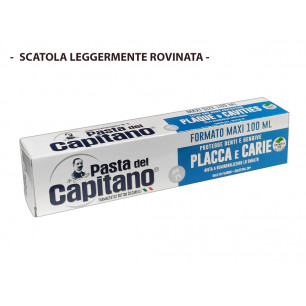 Dentifricio Capitano placca e carie 100 ml SCATOLA DANNEGGIATA