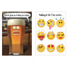 Biglietti umoristici Birra & Smile