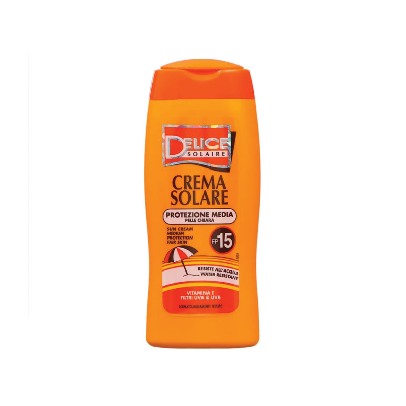 Crema solare Delice FP15  da 250 ml