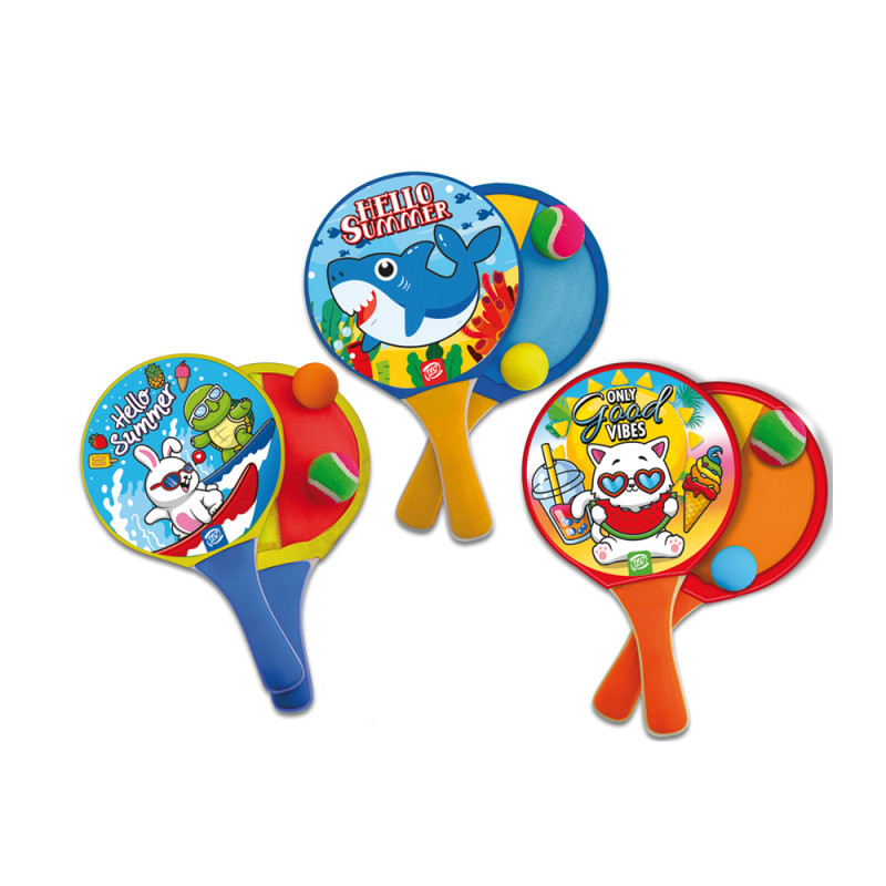Racchettoni da spiaggia Catch Ball doppio uso