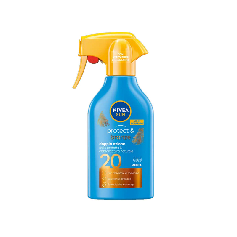 Latte solare spray Nivea Bronze FP20 da 270 ml