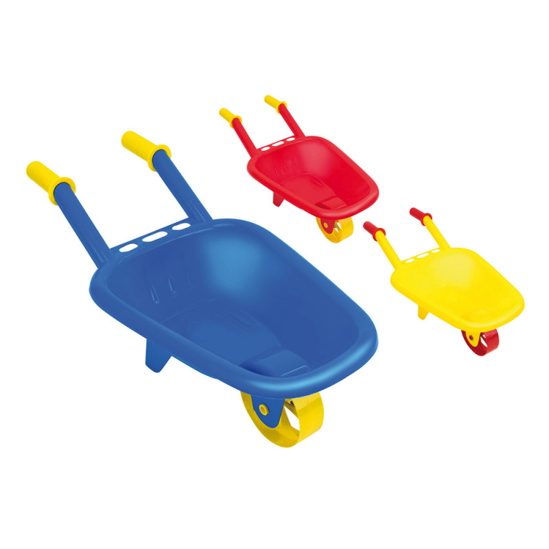Carriola in plastica in 3 colori