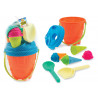Secchiello da spiaggia con coni gelato e acc.ri