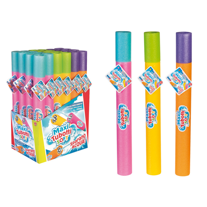 Maxi tubotto spara acqua cm. 38 display 24 pz